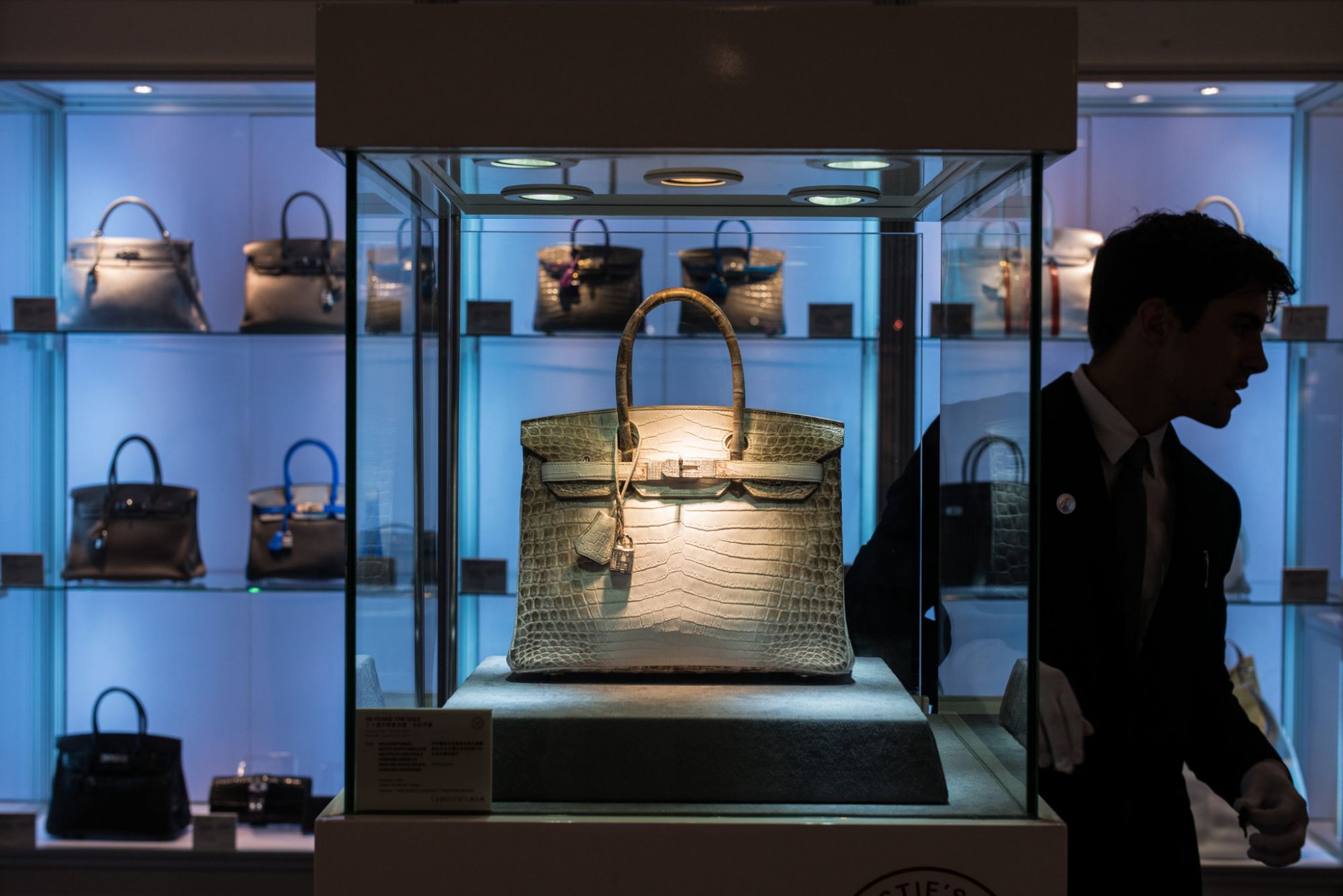 Le premier sac Birkin aux enchères
